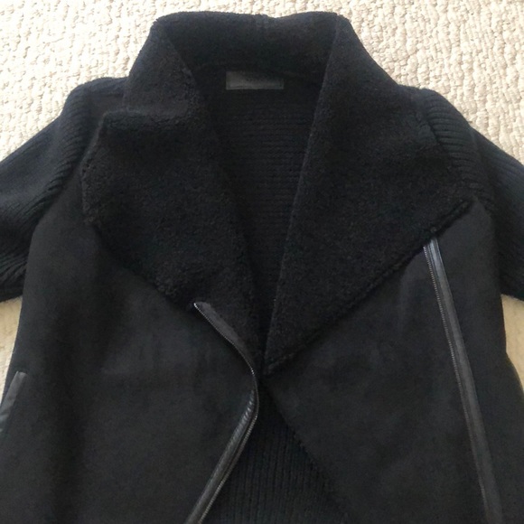 Blank NYC suede moto knit. Medium - Picture 3 of 8